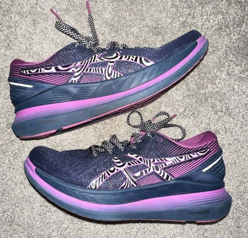 ASICS Women's GlideRide 2 Lite-Show 'French Blue/Purple Running Shoes (1012B024)